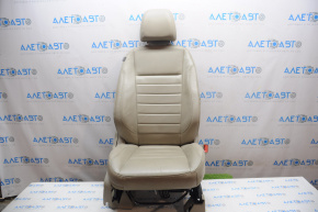 Пасажирське сидіння Ford Escape MK3 13-19 з airbag, механіч, шкіра сіре надриви