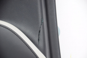 Обшивка дверей картка зад лев Lexus RX350 RX450h 10-15 черн, підлокітник сірий, поріз