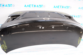 Крышка багажника Nissan Sentra 13-17 без камеры, не штатные отверст под спойлер, черный KH3