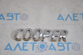 Эмблема надпись Cooper двери багажника Mini Cooper Countryman R60 10-16