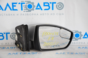 Зеркало боковое правое Ford Focus mk3 15-18 рест 7 пинов, поворотник, серебро