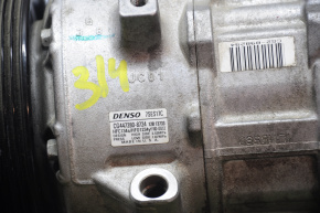 Компрессор кондиционера Toyota Camry v70 18- сломан разъем и надломан шкив клинит на зч
