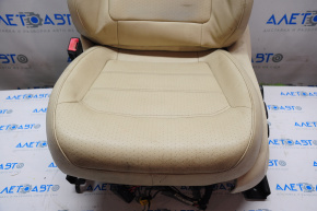 Водительское сидение VW Passat b7 12-15 USA без airbag,электро кожа беж