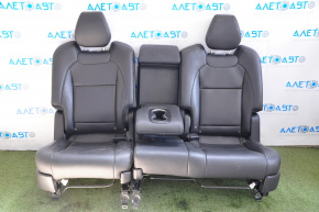 Задний ряд сидений 2 ряд Acura MDX 14-16 кожа, черный с подогревом