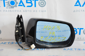 Зеркало боковое правое Acura MDX 14-16 12 пинов, поворотник, черный