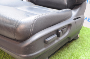 Водительское сидение Honda Accord 13-17 с airbag, touring, электро, кожа черн, порвано