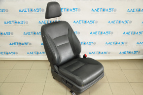 Пасажирське сидіння Honda Accord 13-17 з airbag, touring, електро, шкіра черн