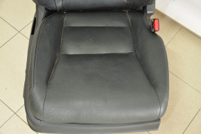 Пасажирське сидіння Honda Accord 13-17 з airbag, touring, електро, шкіра черн