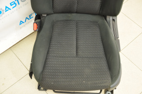 Сидіння водія Mitsubishi Eclipse Cross 18- без airbag, хутро, ганчірка, черн
