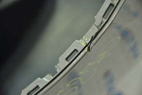 Бампер задний голый верх Mitsubishi Eclipse Cross 18- графит, надрывы трещины в креплениях