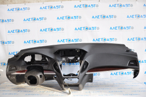 Торпедо передня панель без AIRBAG Acura MDX 14-20 черн
