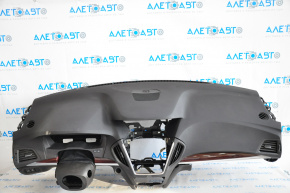 Торпедо передняя панель без AIRBAG Acura MDX 14-20 черн