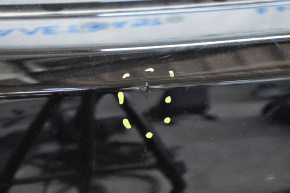 Бампер задний голый Acura MDX 14-16 дорест, черн, вмятины, слом креп
