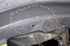 Капот голый Nissan Altima 13-15 дорест графит KAD, вздулась краска с внутрений стороны