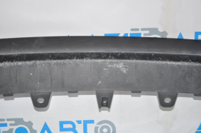 Нижняя накладка заднего бампера Hyundai Sonata 15-17 SE под 1 трубу, затерта, сломано креплени