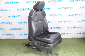 Пасажирське сидіння Acura MDX 14-15 з airbag, електро, шкіра черн
