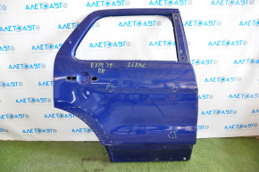 Дверь голая задняя правая Ford Explorer 11-19 синий J4, тычки, замята