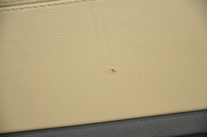 Обшивка двери карточка задняя левая Jeep Compass 11-16 черн с корич вставкой, надрыв кожи