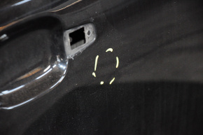 Дверь голая задняя правая Audi Q5 8R 09-17 черный LY9B, тычка