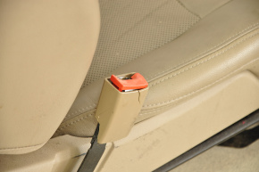 Сидіння водія Jeep Compass 11-16 з airbag, електро, шкіра корич, зам'ята шкіра