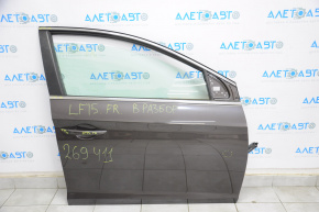 Дверь голая передняя правая Hyundai Sonata 15-19 коричневый N8, тычка