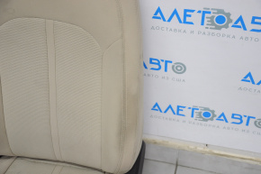Пассажирское сидение Hyundai Sonata 15-17 без airbag, механич, тряпка беж, под химчистку