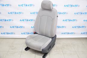 Сидіння водія Hyundai Sonata 15-17 без airbag, електро, ганчірка сер, царап, під хімч