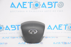 Подушка безопасности airbag в руль водительская Infiniti Q50 14-15 черн, царапины