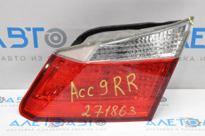 Ліхтар внутрішній кришка багажника правий Honda Accord 13-15 скол кута