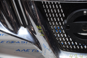 Решетка радиатора grill Nissan Murano z51 09-14 хром,вздулся хром, обломаны крепления царапины