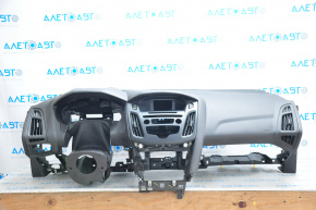 Торпедо передня панель без AIRBAG Ford Focus mk3 15-18 рест, злам креп, подряпини