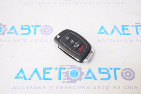 Ключ Hyundai Sonata 15-17 4 кнопки, подряпина
