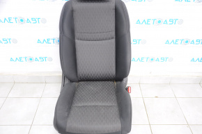 Пасажирське сидіння Nissan Rogue 14-20 без airbag, механічні, ганчірка черн