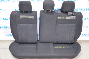 Задний ряд сидений 2 ряд из 3 частей Ford Focus mk3 15-18 рест, тряпка черн