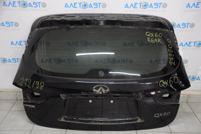 Дверь багажника голая Infiniti JX35 QX60 13-15 дорест, черный KH3