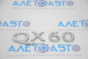 Эмблема надпись QX60 крышки багажника Infiniti QX60 13