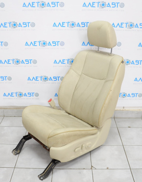 Сидіння водія Infiniti JX35 QX60 13- без airbag, шкіра беж, грузило