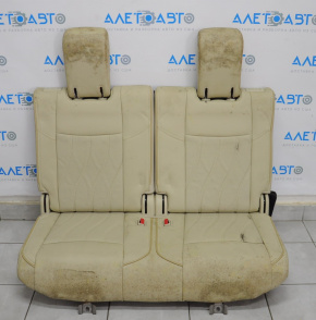 Задний ряд сидений 3 ряд Infiniti JX35 QX60 13- кожа беж, топляк