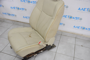 Пасажирське сидіння Infiniti JX35 QX60 13- без airbag, шкіра беж, грузило