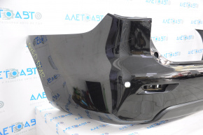 Бампер задний голый Infiniti JX35 QX60 13-15 дорест под парктроники, черный, царапины