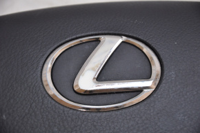 Подушка безопасности airbag в руль водительская Lexus RX350 10-12 дорест черн, полез хром