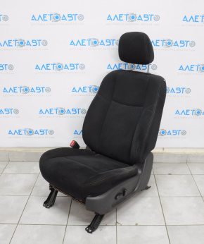 Сидіння водія Nissan Pathfinder 13-20 без airbag, електро, велюр черн