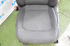 Сидіння водія VW Passat b7 12-15 USA без airbag, механічні, ганчірка чорний, стрельнувшій