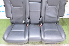 Задний ряд сидений 2 ряд Lexus RX350 10-12 кожа черн, стрельнула левая подушка