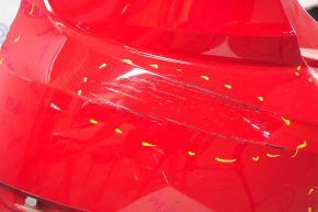 Бампер задній голий VW Jetta 19-червоний LY3D, надлом кріплень, тріщини, подряпини,
