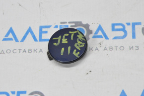 Заглушка буксир крюка переднего бампера VW Jetta 11-14 USA, сломано крепление
