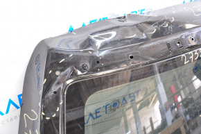 Дверь багажника голая Subaru Forester 19- SK под спойлер, электро, черный D4S, погнута
