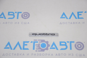 Эмблема надпись quattro Audi A4 B8 13-16 рест седан