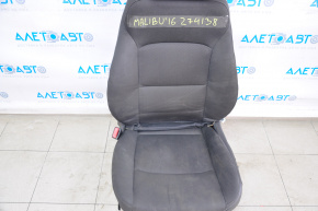 Сидіння водія Chevrolet Malibu 16- без airbag, електро, ганчірка черн
