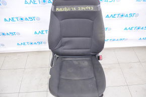 Пасажирське сидіння Chevrolet Malibu 16- без airbag, ганчірка черн, механічні